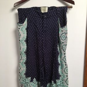 Cropped Soft Fabric Pant